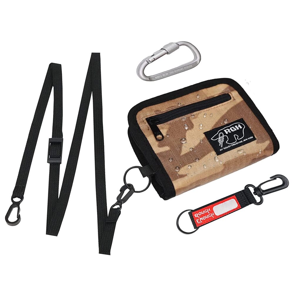 1316 Rough Enough Boys Wallet for Teen Kids Neck Lanyard Card Holder Wallet